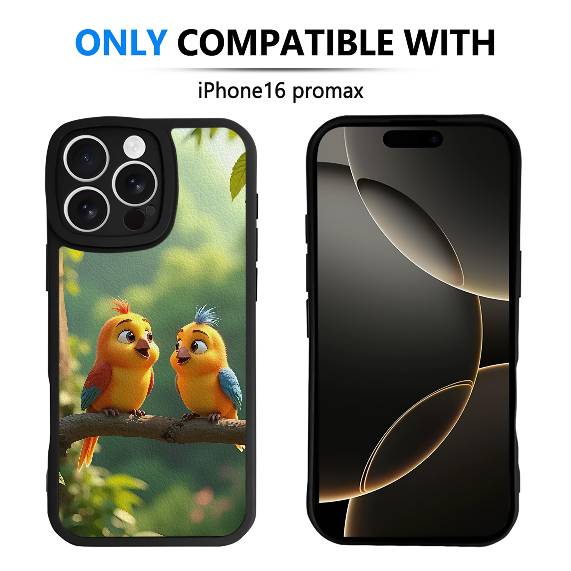 （画像用） Angry Birds アングリーバード 【iPhone 16シリーズ対応】シリコンスマホケース（レザー調） 材質：シリコン